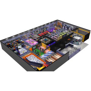 Área de Juegos Interior para Niños, Equipo de Juegos Suaves, Zona de Trampolines con Tobogán y Piscina de Pelotas - Product Image 4
