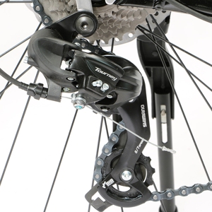 Vélo de montagne en aluminium à 24 vitesses, 26 pouces, avec <span class=keywords><strong>cadre</strong></span> en alliage d'aluminium, fourche à suspension et pédales ordinaires – Meilleures ventes - Product Image 2