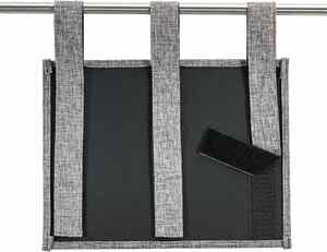 Top Sales Adjustable Linen Fabric <b>Collapsible</b> Hanging Bedside Caddy <b>Storage</b> Organizer Bed Folding <b>Storage</b> Bags Home Organization - Product Image 5