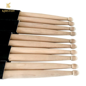 Baquetas de Madera de Arce Clásicas 5A, Duraderas, Profesionales, Personalizadas OEM, Antideslizantes y de Colores para Principiantes - Product Image 6