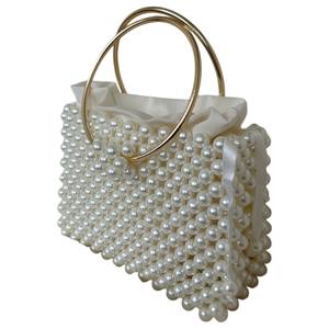 Most Trendy Designer Luxury Vintage Women's Evening Purse Pearl Beaded <b>Bag</b> <b>for</b> <b>Wedding</b> and Dinner Parties - Product Image 3