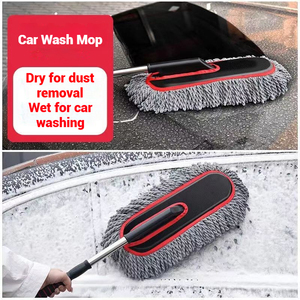 Nouvelle brosse à poussière télescopique rotative à 360° en coton épais pour voiture, idéale pour remorques – Vente chaude - Product Image 3