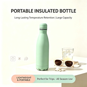 Botella de Agua con Aislamiento al Vacío de 500 ml, Colores Personalizados, Empaque Personalizado, Taza Térmica de Viaje a Prueba de Fugas, Tazas de Acero Inoxidable 304 - Product Image 5