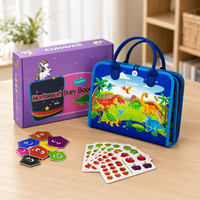 Libro Sensorial de Fieltro para Niños Pequeños, Juguete de Actividades de Tela Suave, Regalo Educativo de Aprendizaje Temprano para Niños Preescolares