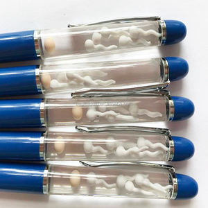 Stylo à huile 3D personnalisé, flottant en forme d'œuf pour finition publicitaire, nouveauté - Product Image 3