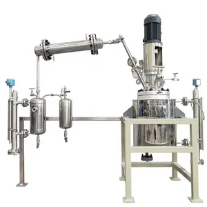 ASME-U EAC WHGCM Top verkauf 3L 15L 50L 80L edelstahl destillation poly kondensation laborreaktor system mit sammel tanks