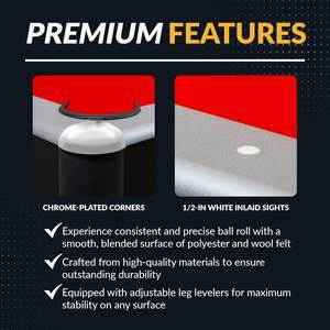 Multijuego de tenis de mesa <span class=keywords><strong>y</strong></span> billar de 7 pies con fieltro rojo <span class=keywords><strong>y</strong></span> superficie de tenis de mesa azul. Incluye tacos, paletas <span class=keywords><strong>y</strong></span> pelotas - Product Image 3