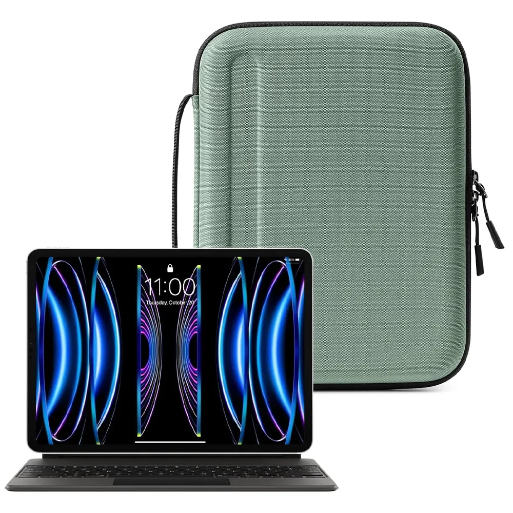 Étui rigide pour tablette pour Ipad sac de protection portefeuille organisateur pour Surface Pro 9/8/X/7/6/5, stylos, câbles, électronique