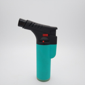 JC-20139 Modern Design Refillable Cigar Lighter with Two Flames Jet Slant Torch - Product Image 5
