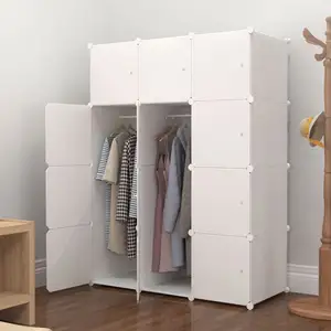 Furnitur lemari plastik lemari kabinet Interior lemari kaca 3D lemari kamar tidur lemari pakaian lemari desain