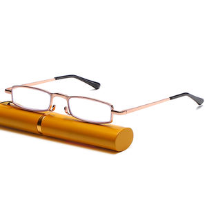 HXHduanbitong-<span class=keywords><strong>gafas</strong></span> de lectura correctoras para mujer, anteojos de lectura con estuche, marco de metal, para presbicia, con <span class=keywords><strong>filtro</strong></span> <span class=keywords><strong>azul</strong></span>, venta al por mayor - Product Image 1
