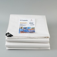 Bâche de qualité professionnelle, imperméable et résistante aux UV, pour équipement agricole, construction et stockage extérieur