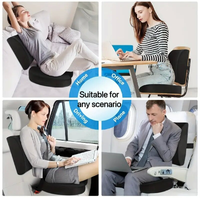 Coussin de siège ergonomique en gel amélioré Coussin de siège orthopédique en mousse à mémoire de forme pour coccyx Coussin de siège de voiture pour la douleur au coccyx Coussin de chaise de bureau