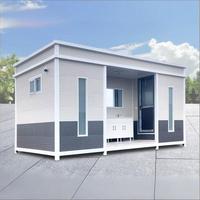 Toilettes préfabriquées publiques prêtes à l'emploi, modulaires, mobiles, en panneaux sandwich, pour les chantiers de construction
