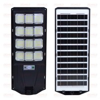 Lampadaire solaire tout-en-un Highway Outdoor 400W avec télécommande, étanche IP65, LED à commande tactile automatique