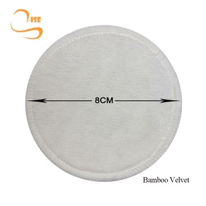 Offre Spéciale 8cm rond en <span class=keywords><strong>fibre</strong></span> <span class=keywords><strong>de</strong></span> <span class=keywords><strong>bambou</strong></span> coloré velours tampons démaquillants - Product Image 2
