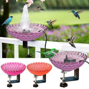 Mangeoire à <span class=keywords><strong>oiseaux</strong></span> automatique avec pompe de bain <span class=keywords><strong>Baignoire</strong></span> pour perroquet Fontaine de bain d'eau à circulation automatique pour jouets pour perroquets - Product Image 1