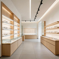 Présentoirs à lunettes sur mesure, minimalistes et abordables, vitrines à lunettes et comptoirs optiques haut de gamme