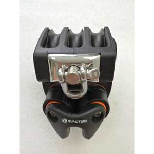 Poulie à roulement à trois roues/à anneau/à cordon Master BP-0513FE, diamètre de roue 50 mm, diamètre de fil 10 mm, pour quincaillerie marine - Product Image 1