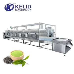 Automatic Industrial Tunnel Belt Type Microwave Dryer Drying Machinery For Food/ Feed/ Herb/ Chemicals