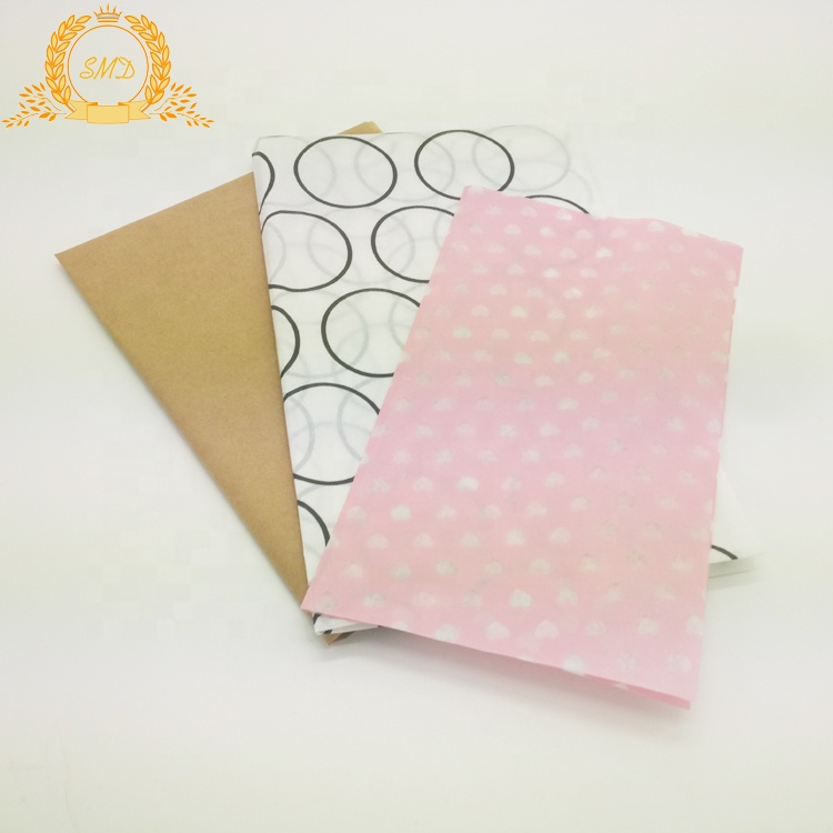 Recyclable Custom Packing Paper Printed logo Wrapping Paper Printing Paper Diy Color