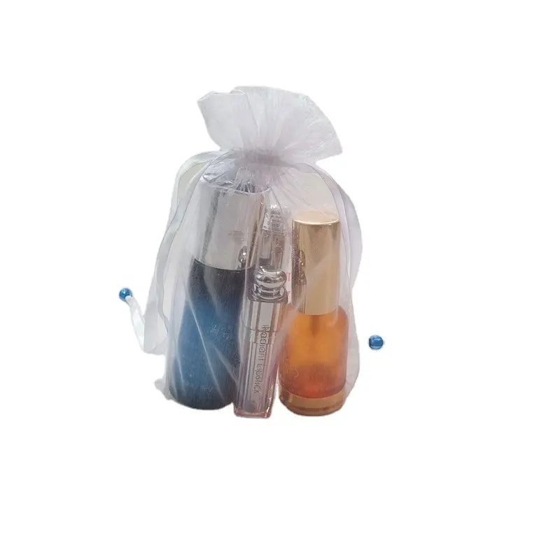 حقائب برباط من الأورجانزا شفافة وشفافة بشعار مصمم حسب الطلب للبيع بالجملة - خفيفة الوزن ومتعددة الاستخدامات واقتصادية