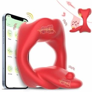 Leistungs starke Männer Vibrator Masturbation Vibrator Erwachsenen Sexspielzeug Erwachsenen vibrierenden Penis ring - Product Image 3