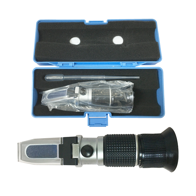 Portable 0-90% Specific Gravity Scale Handheld ATC Sugar Meter Digital Auto Refractometer Brix for Juice Jam Honey Sweetness