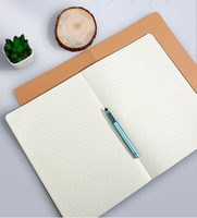 Bedrucktes Logo A4 A5 A6 Größe Kraftpapier Schul-Notizbuch Kleines Tagebuch mit Blanko-Seiten Geschäftsstil als Geschenk