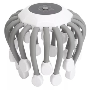 Masajeador de Cabeza Recargable con Forma de Pulpo, 5 Modos, Relajación Profunda del Cuero Cabelludo, Inalámbrico y Portátil con Nodos de Silicona Suave - Product Image 5