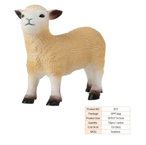Jouets d'animaux <span class=keywords><strong>de</strong></span> <span class=keywords><strong>ferme</strong></span>, figurines d'animaux en plastique, modèle d'animal avec son <span class=keywords><strong>de</strong></span> simulation, 815/816/817/818 mélangés dans un carton - Product Image 2
