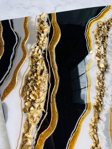 <span class=keywords><strong>Pittura</strong></span> di cristallo di cristallo personalizzabile di arte moderna di arte della parete Geode della <span class=keywords><strong>resina</strong></span> di lusso - Product Image 5