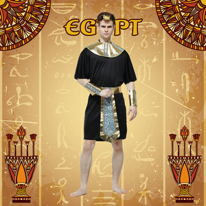 Disfraz <span class=keywords><strong>de</strong></span> <span class=keywords><strong>Príncipe</strong></span> del Antiguo <span class=keywords><strong>Egipto</strong></span> para adultos, Cosplay <span class=keywords><strong>de</strong></span> fiesta <span class=keywords><strong>de</strong></span> estilo nacional para hombres - Product Image 1