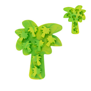Cocotiers et flamants roses 3D <span class=keywords><strong>Dino</strong></span> Silicone gâteau moule plateau enfant dessin animé glace et de qualité alimentaire Cube forme gommeux moule plateau - Product Image 5