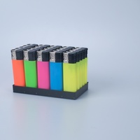 Briquet durable en plastique écologique avec caractéristiques de sécurité Accessoires pour fumeurs multifonctionnels