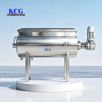 Cuve de mélange horizontale en acier inoxydable 304 de qualité alimentaire, capacité 300L, avec agitateur, capacité 200L