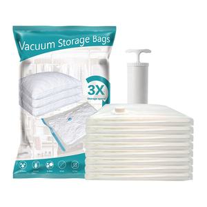 Sac de rangement sous vide de compression étanche pliable salon espace applicable soupape d'aspiration comprimée <span class=keywords><strong>pour</strong></span> vêtements de voyage - Product Image 2