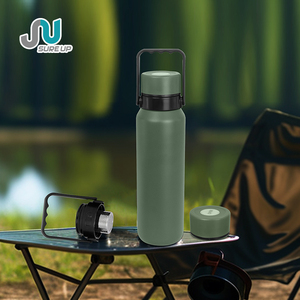 Công Suất <span class=keywords><strong>L</strong></span>ớn Xách Tay Hoạt Động Ngoài Trời Chân Không <span class=keywords><strong>Flask</strong></span> <span class=keywords><strong>0.6</strong></span>/0.8/1/1.5 <span class=keywords><strong>L</strong></span> Thể Thao Chai Nước Với Trà Infuser Một Cảm Ứng Mở Nắp - Product Image 1