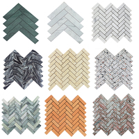 Tuiles de mosaïque de basalte de crayon de mosaïque de basalte de bande vintage pour la décoration de luxe