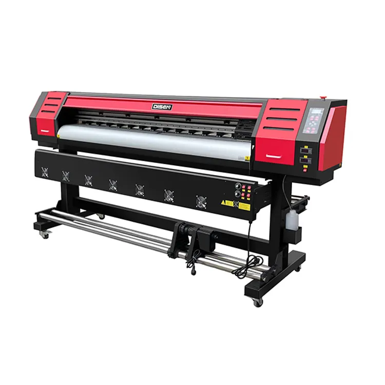 Goedkope High Speed Impresora 1.8M Eco Solvent Printer I3200 Dx5 Xp600 Printkop Groot Formaat Eco-Solvent Printer Bannermachines