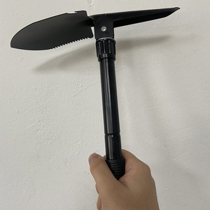 Pelle de jardin pliante multifonction en acier moulé avec lame de 8 pouces, finition en acier inoxydable à angle de 100-110 degrés, garantie de 3 ans - Product Image 5