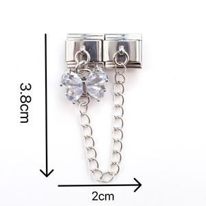 Italian Style Modular Bracelet Pendant Series Personalized Assembly Chain with Tail Hook Fashionable <b>Charm</b> Jewelry - Product Image 2