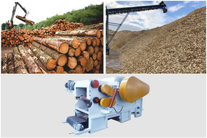 Centrale électrique à copeaux de bois en Indonésie Broyeur de copeaux d'eucalyptus - Product Image 2