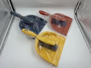 Set <span class=keywords><strong>di</strong></span> <span class=keywords><strong>scopa</strong></span> e palette a manico lungo in gomma antivento per uso domestico ristorante ufficio ospedale fabbricato spazzola in plastica - Product Image 4