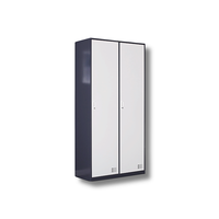 Armoire de classement métallique pliable, réglable et mobile avec serrure à clé pour cuisine, hôtel, bureau, salle de sport, entrepôt - Design contemporain