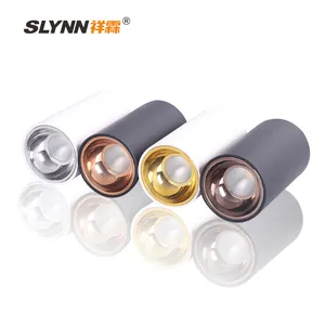 SLYNN 7W 12W 15W 22W 30W 40W50Wアンチグレアラウンド天井面実装シリンダーLEDダウンライトCOBスポットライトダウンライト