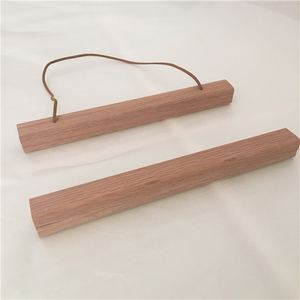 Mộc mạc bằng gỗ Áp phích khung đường sắt từ gỗ khung vải móc Áo Gỗ Sồi khung từ - Product Image 2