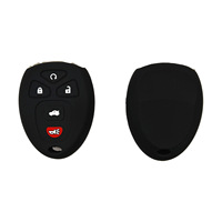 Chevrolet/GMC 5 boutons Silicone télécommande clé étui sans étiquette clé couverture pour Buick Envision nouveau siècle voiture clé accessoires