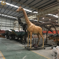 Aire de jeux AA-07 grandeur nature mécanique animatronique girafe simuler un animal à vendre