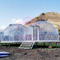 2025 vente chaude clair Igloo dôme maison personnalisé spectacle en direct Restaurant serre préfabriquée dôme tente tentes extérieures